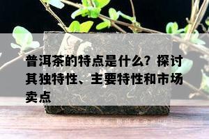 普洱茶的特点是什么？探讨其特别性、主要特性和市场卖点