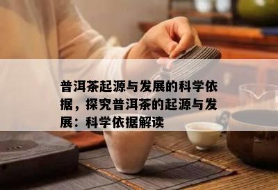 普洱茶起源与发展的科学依据，探究普洱茶的起源与发展：科学依据解读