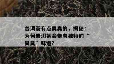 普洱茶有点臭臭的，揭秘：为何普洱茶会带有独特的“臭臭”味道？