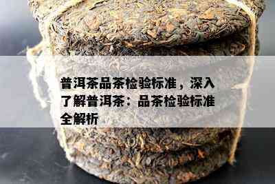 普洱茶品茶检验标准，深入了解普洱茶：品茶检验标准全解析