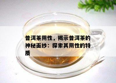 普洱茶阴性，揭示普洱茶的神秘面纱：探索其阴性的特质