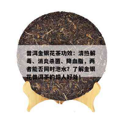 普洱金银花茶功效：清热解、消炎杀菌、降血脂，两者能否同时泡水？了解金银花普洱茶的惊人好处！