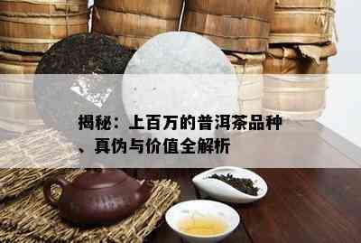 揭秘：上百万的普洱茶品种、真伪与价值全解析