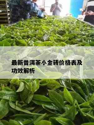 最新普洱茶小金砖价格表及功效解析