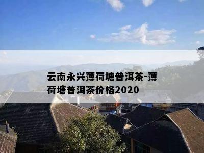 云南永兴薄荷塘普洱茶-薄荷塘普洱茶价格2020