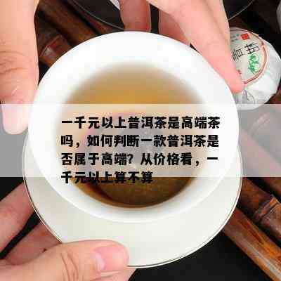 一千元以上普洱茶是高端茶吗，如何判断一款普洱茶是否属于高端？从价格看，一千元以上算不算