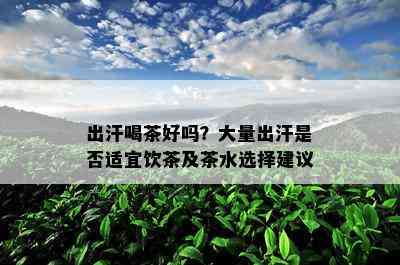 出汗喝茶好吗？大量出汗是否适宜饮茶及茶水选择建议