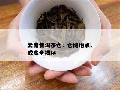 云南普洱茶仓：仓储地点、成本全揭秘