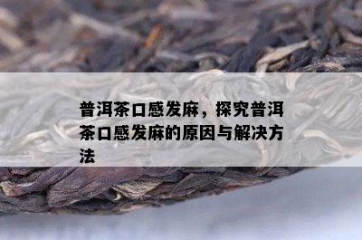 普洱茶口感发麻，探究普洱茶口感发麻的原因与解决方法