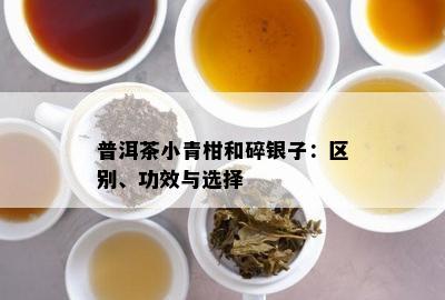 普洱茶小青柑和碎银子：区别、功效与选择