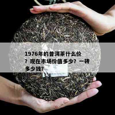 1976年的普洱茶什么价？现在市场价值多少？一砖多少钱？