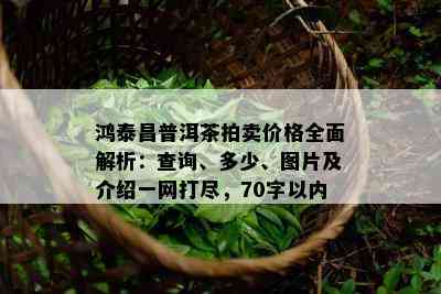 鸿泰昌普洱茶拍卖价格全面解析：查询、多少、图片及介绍一网打尽，70字以内