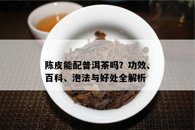 陈皮能配普洱茶吗？功效、百科、泡法与好处全解析