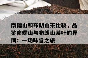 南糯山和布朗山茶比较，品鉴南糯山与布朗山茶叶的异同：一场味觉之旅