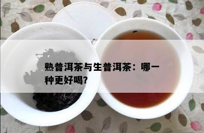 熟普洱茶与生普洱茶：哪一种更好喝？