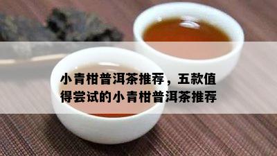 小青柑普洱茶推荐，五款值得尝试的小青柑普洱茶推荐