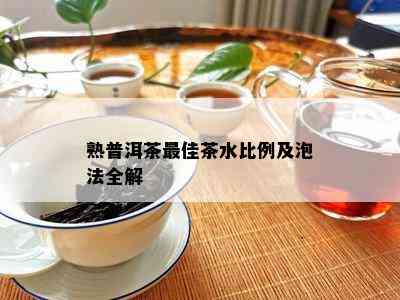 熟普洱茶更佳茶水比例及泡法全解