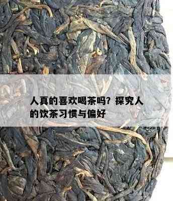 人真的喜欢喝茶吗？探究人的饮茶习惯与偏好