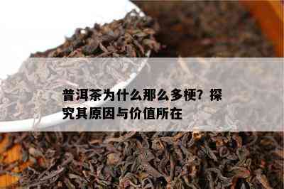 普洱茶为什么那么多梗？探究其原因与价值所在