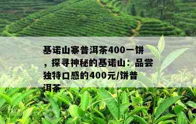 基诺山寨普洱茶400一饼，探寻神秘的基诺山：品尝独特口感的400元/饼普洱茶