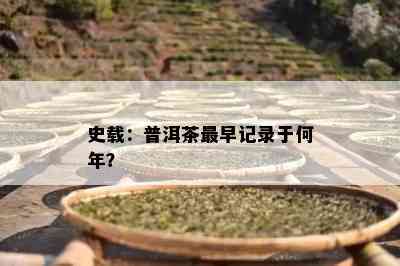 史载：普洱茶最早记录于何年？