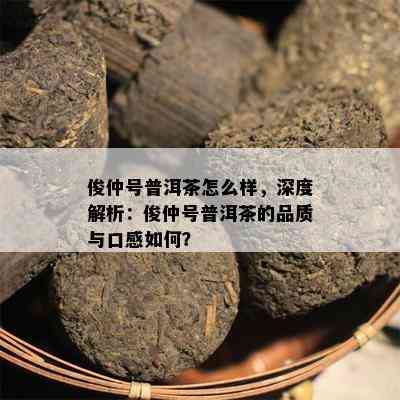 俊仲号普洱茶怎么样，深度解析：俊仲号普洱茶的品质与口感如何？