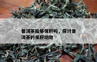 普洱茶能够保肝吗，探讨普洱茶的保肝功效