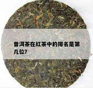 普洱茶在红茶中的排名是第几位？