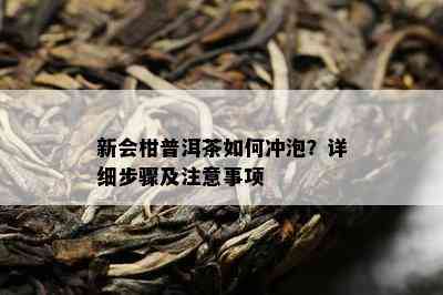 新会柑普洱茶如何冲泡？详细步骤及注意事项