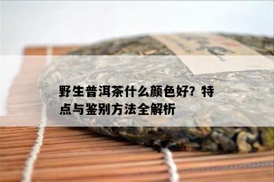 野生普洱茶什么颜色好？特点与鉴别方法全解析