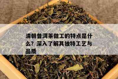 清朝普洱茶做工的特点是什么？深入了解其独特工艺与品质