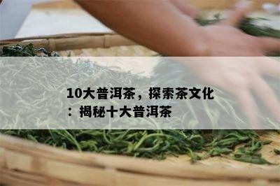 10大普洱茶，探索茶文化：揭秘十大普洱茶