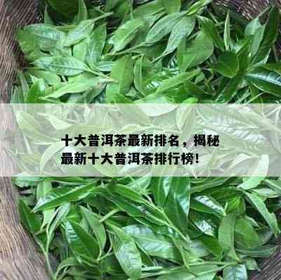 十大普洱茶最新排名，揭秘最新十大普洱茶排行榜！