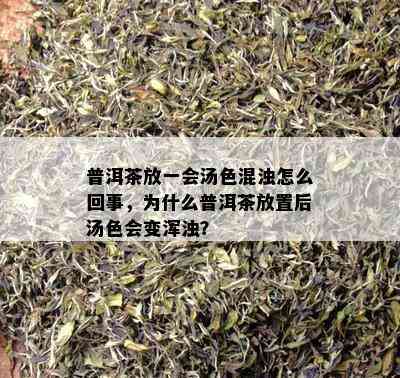 普洱茶放一会汤色混浊怎么回事，为什么普洱茶放置后汤色会变浑浊？