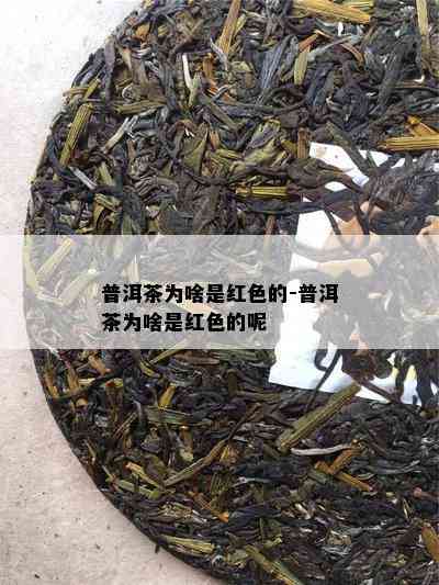 普洱茶为啥是红色的-普洱茶为啥是红色的呢