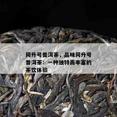 同升号普洱茶，品味同升号普洱茶：一种独特而丰富的茶饮体验