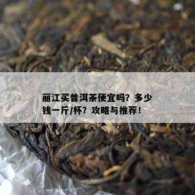 丽江买普洱茶便宜吗？多少钱一斤/杯？攻略与推荐！