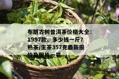 布朗古树普洱茶价格大全：1997款、多少钱一斤？熟茶/生茶357克最新报价及图片一览