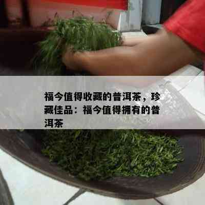 福今值得收藏的普洱茶，珍藏佳品：福今值得拥有的普洱茶