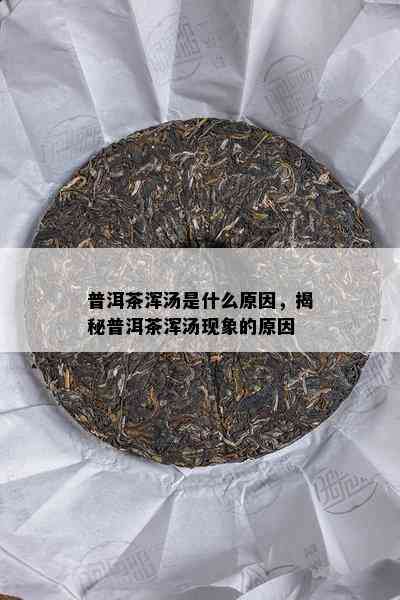 普洱茶浑汤是什么原因，揭秘普洱茶浑汤现象的原因