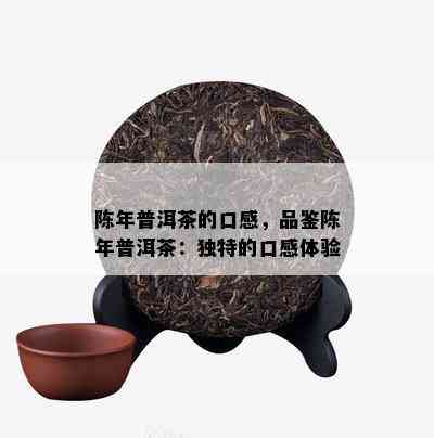 陈年普洱茶的口感，品鉴陈年普洱茶：独特的口感体验