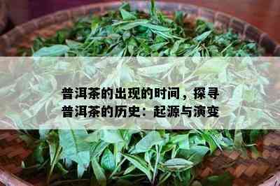 普洱茶的出现的时间，探寻普洱茶的历史：起源与演变