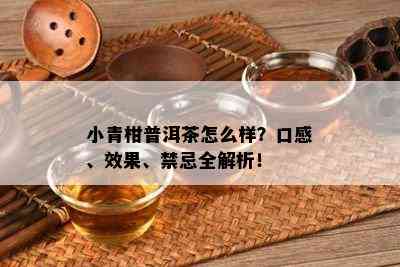 小青柑普洱茶怎么样？口感、效果、禁忌全解析！