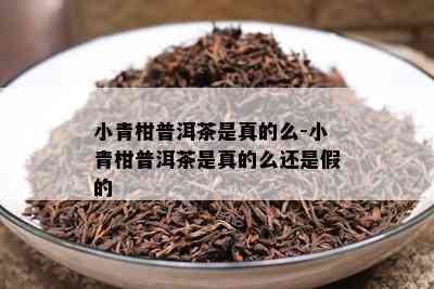 小青柑普洱茶是真的么-小青柑普洱茶是真的么还是假的