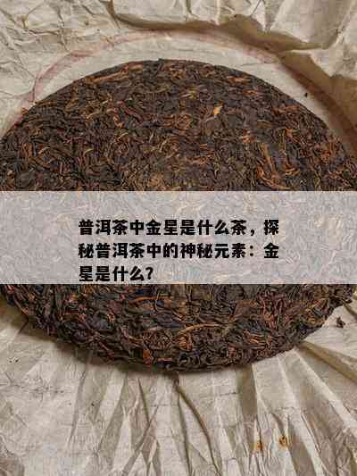 普洱茶中金星是什么茶，探秘普洱茶中的神秘元素：金星是什么？