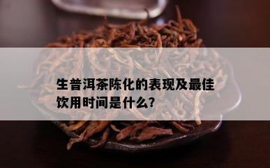 生普洱茶陈化的表现及更佳饮用时间是什么？