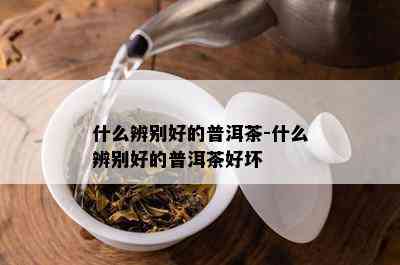 什么辨别好的普洱茶-什么辨别好的普洱茶好坏