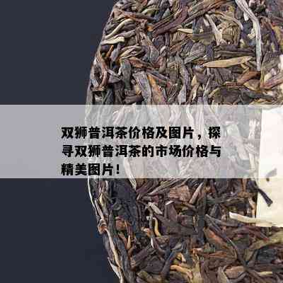 双狮普洱茶价格及图片，探寻双狮普洱茶的市场价格与精美图片！