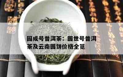 园成号普洱茶：圆世号普洱茶及云南圆饼价格全览