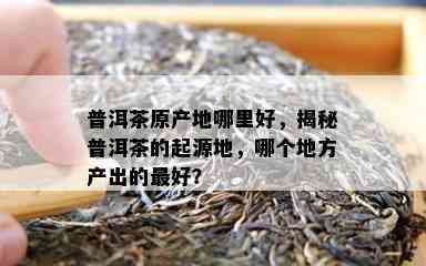 普洱茶原产地哪里好，揭秘普洱茶的起源地，哪个地方产出的更好？